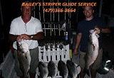 Striper fishing guide service